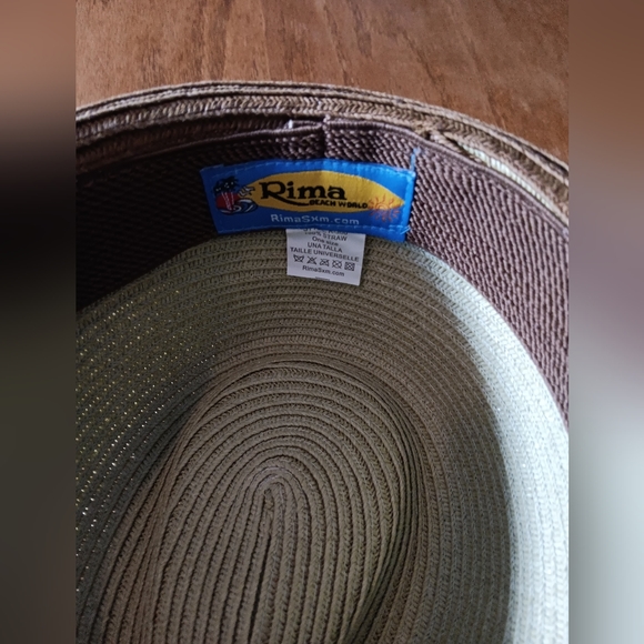 Rima Beach World Straw Fedora Hat - Picture 3 of 3